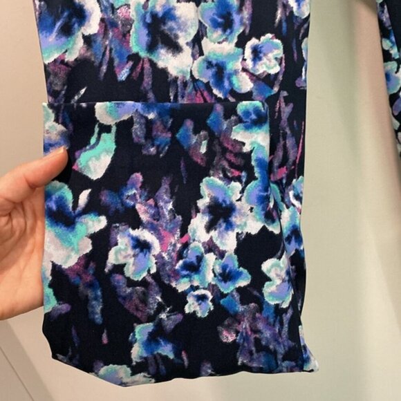 Ann Taylor Floral Straight Leg Pants - Picture 5 of 12